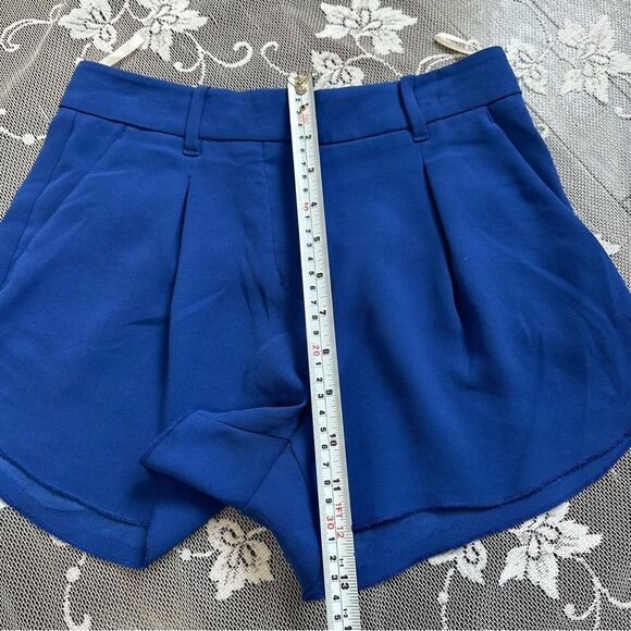 Aritzia Babaton Blue Antoine Shorts Sz 00 - Picture 8 of 10